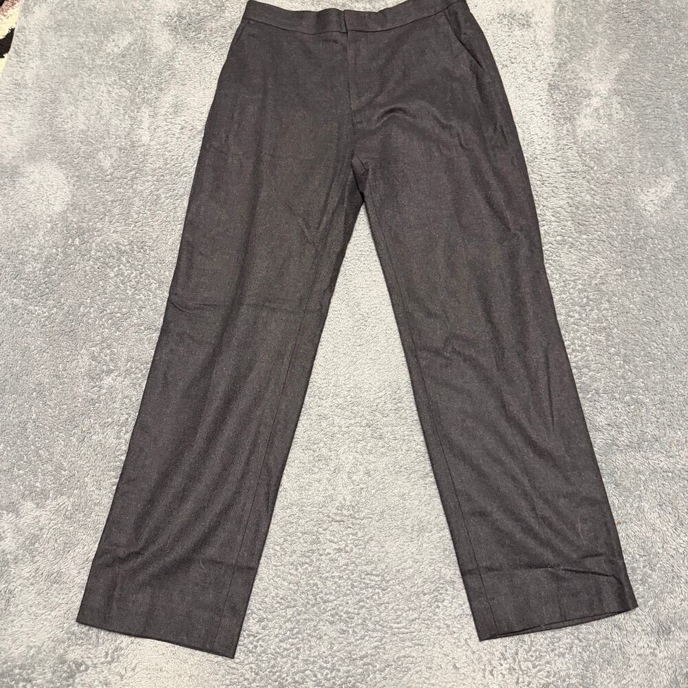 COS Pants Mens 32R (32x30.5) Gray Wool Straight Leg Trousers Pockets